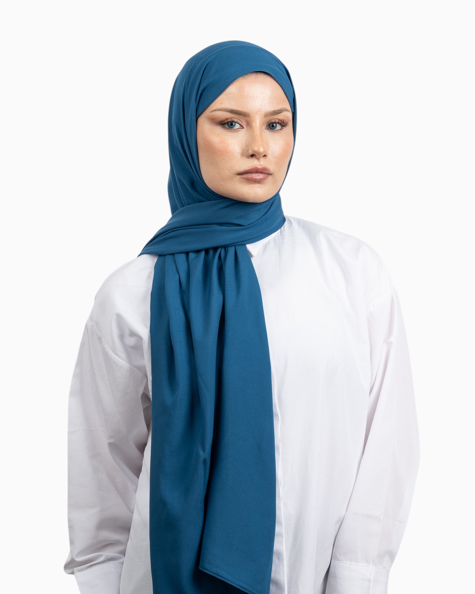 Belli Fresh Viskon Şal Mavi-6973