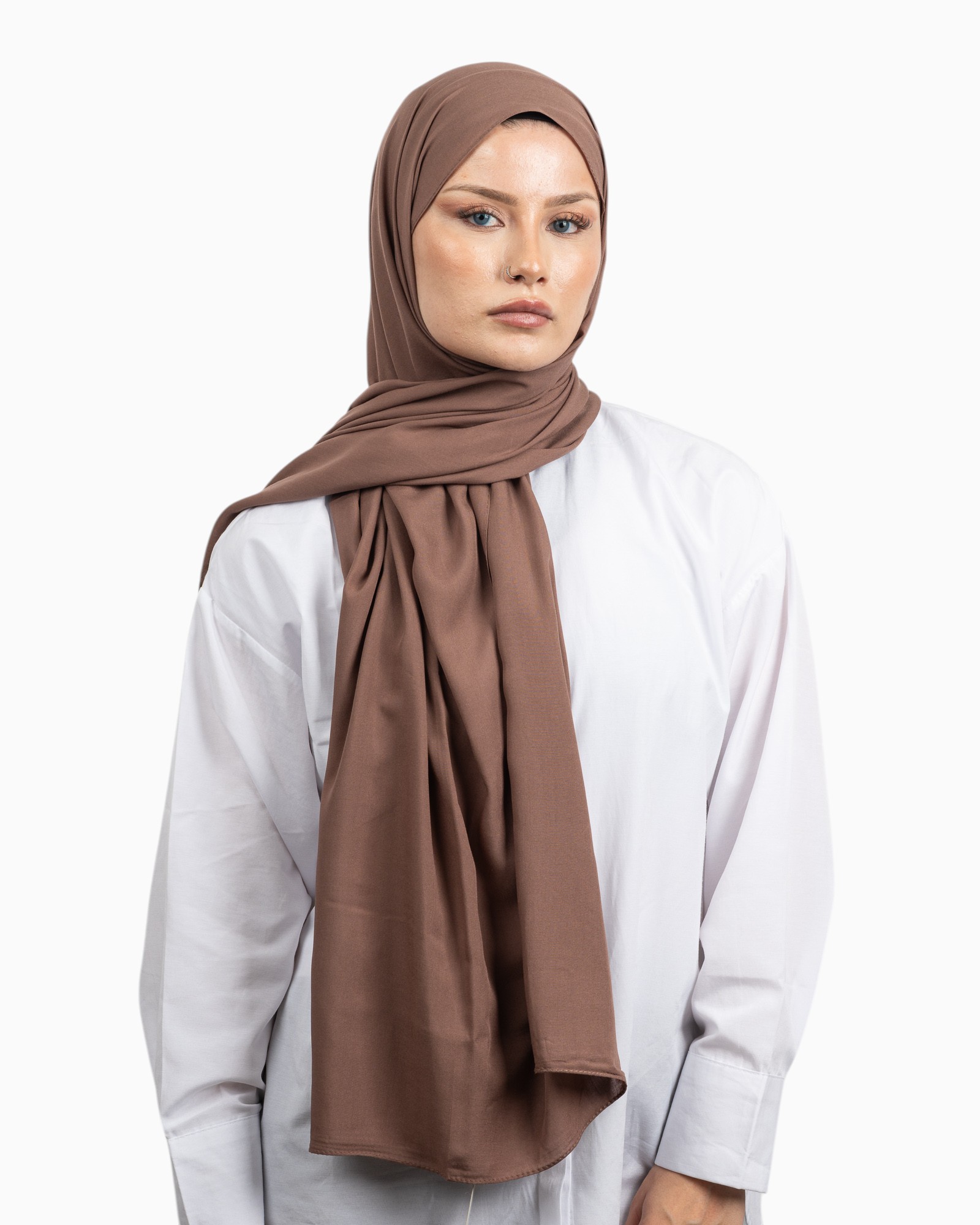 Belli Fresh Viskon Şal Kahve-6766 - Görsel 2