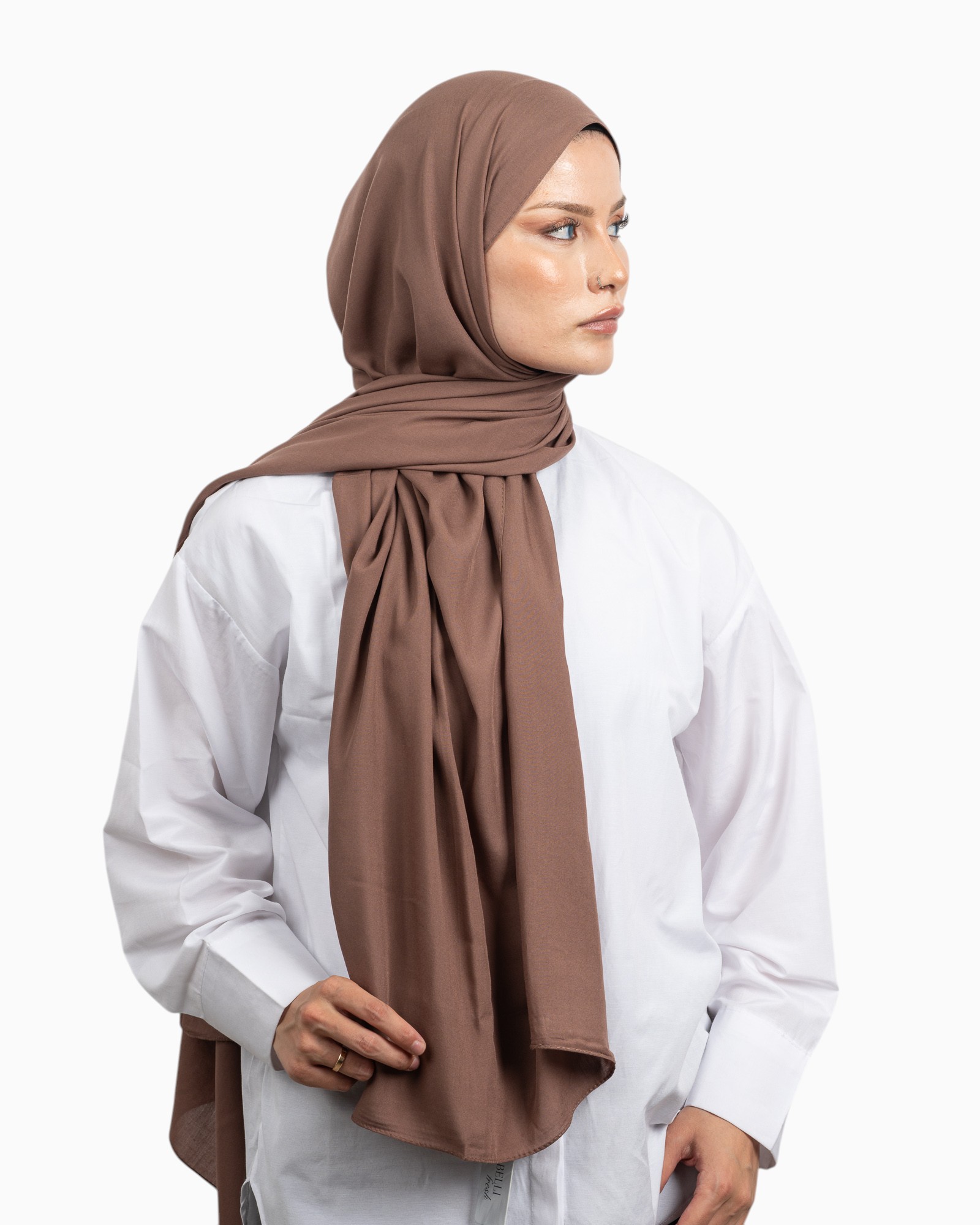 Belli Fresh Viskon Şal Kahve-6766