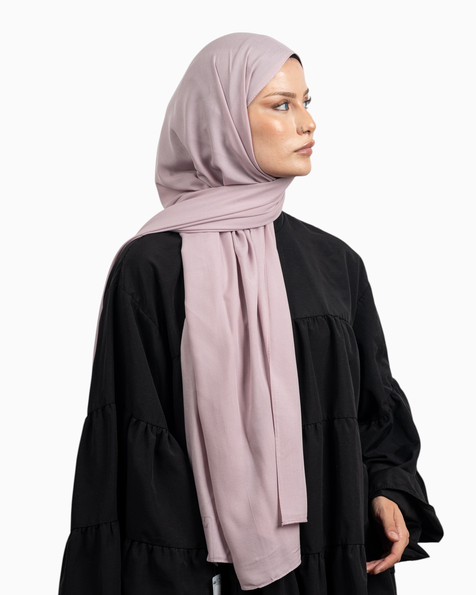 Belli Fresh Viskon Şal Pudra Lila-7309 - Görsel 3