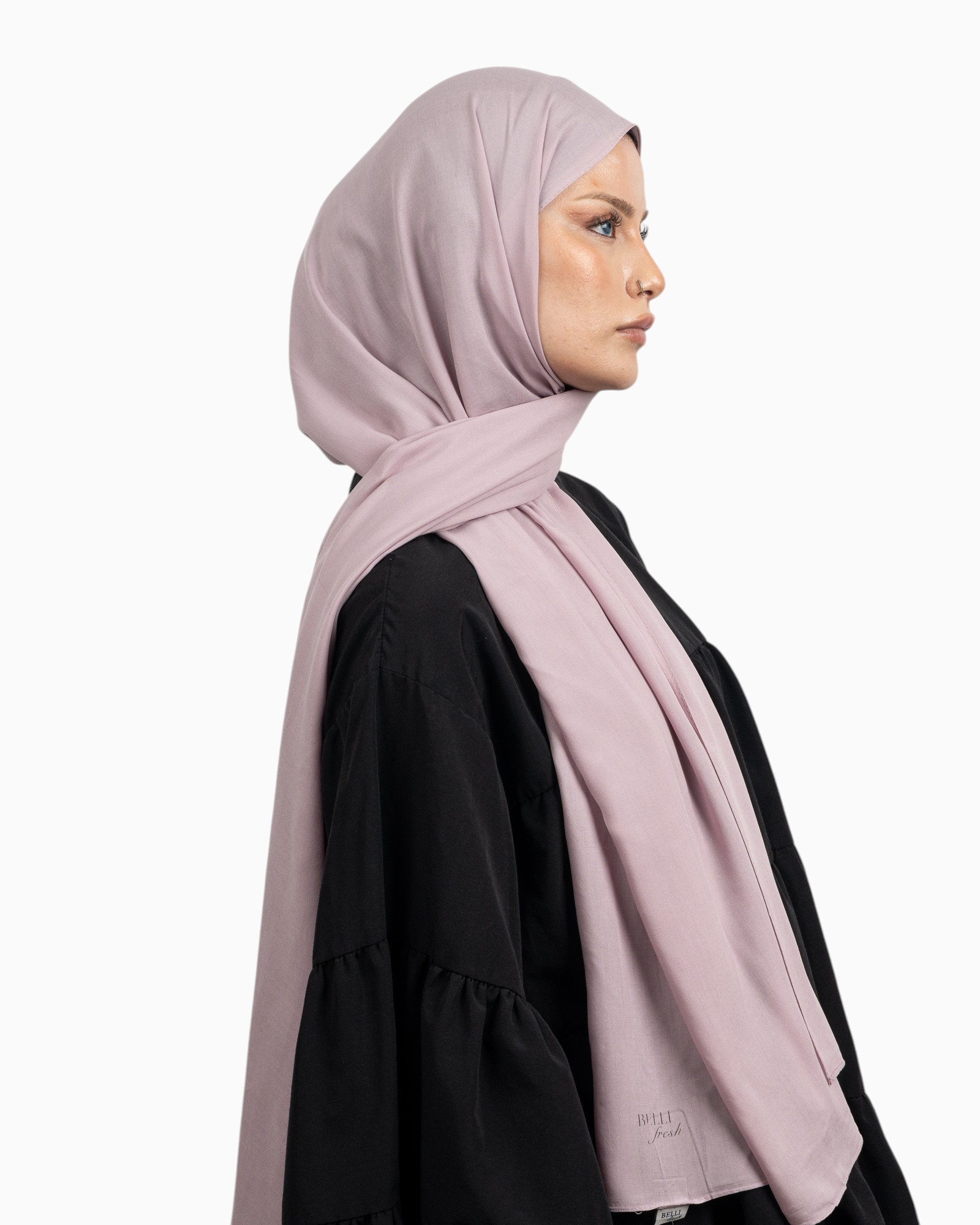Belli Fresh Viskon Şal Pudra Lila-7309