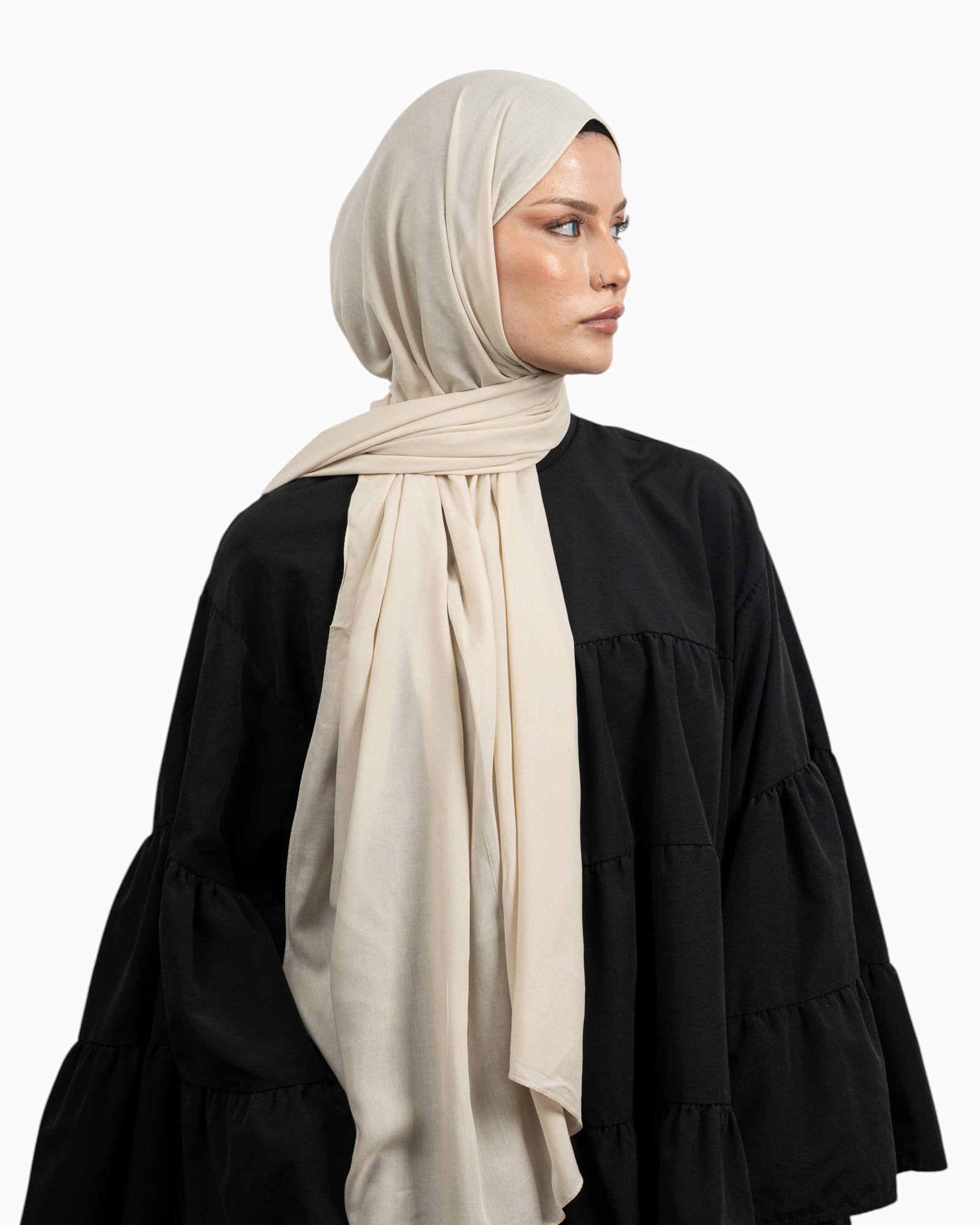 Belli Fresh Viskon Şal Krem-6964 - Görsel 3