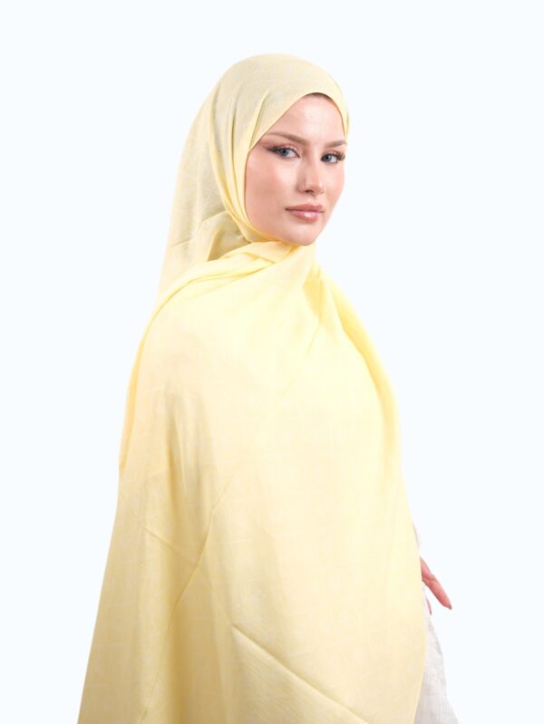 Benetton Elegante Dos Şal Franilya Sarı