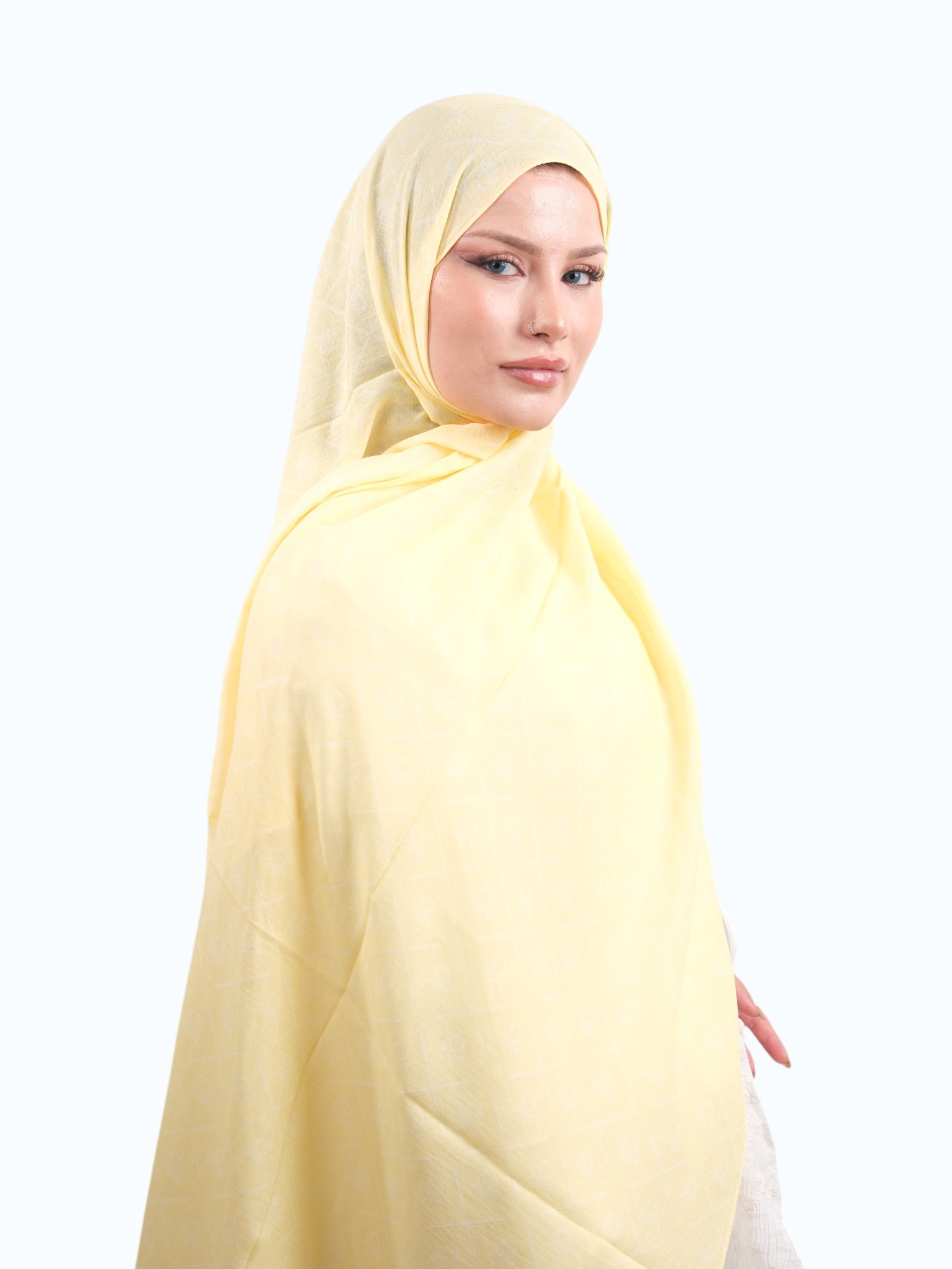 Benetton Elegante Dos Şal Franilya Sarı