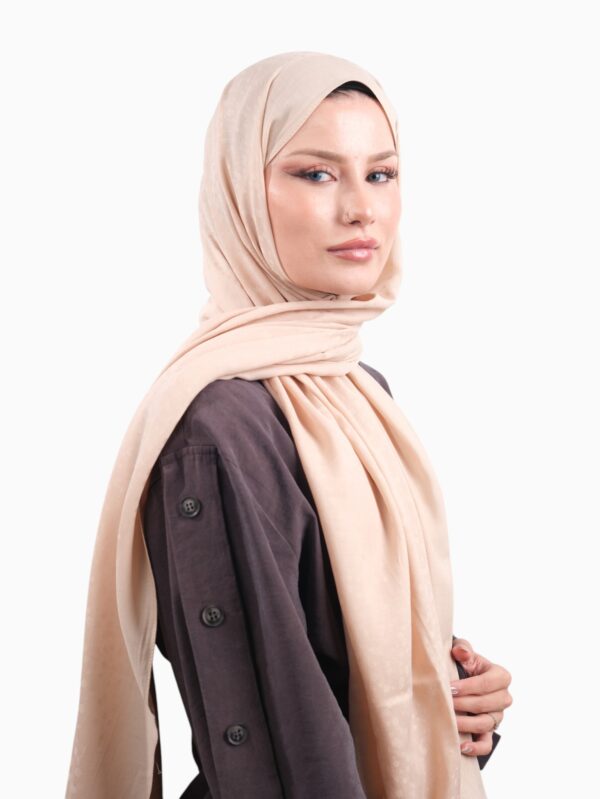 Armine Bambu Cotton Şal Pudra Bej