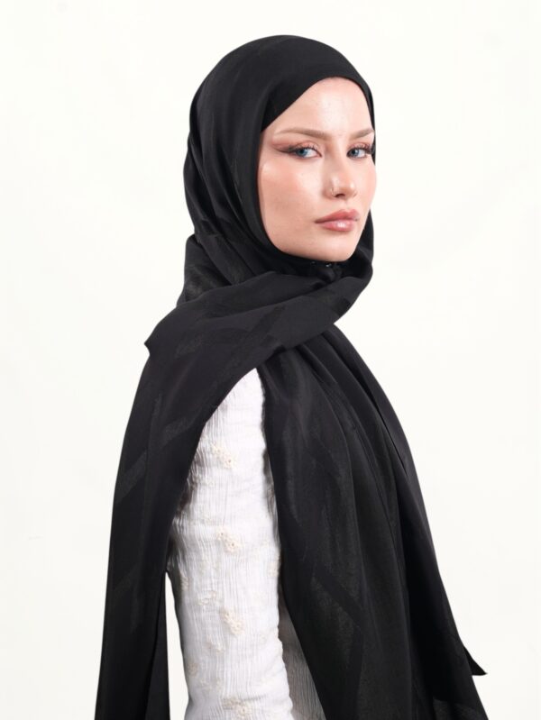 Armine Lyocell Şal Siyah-03