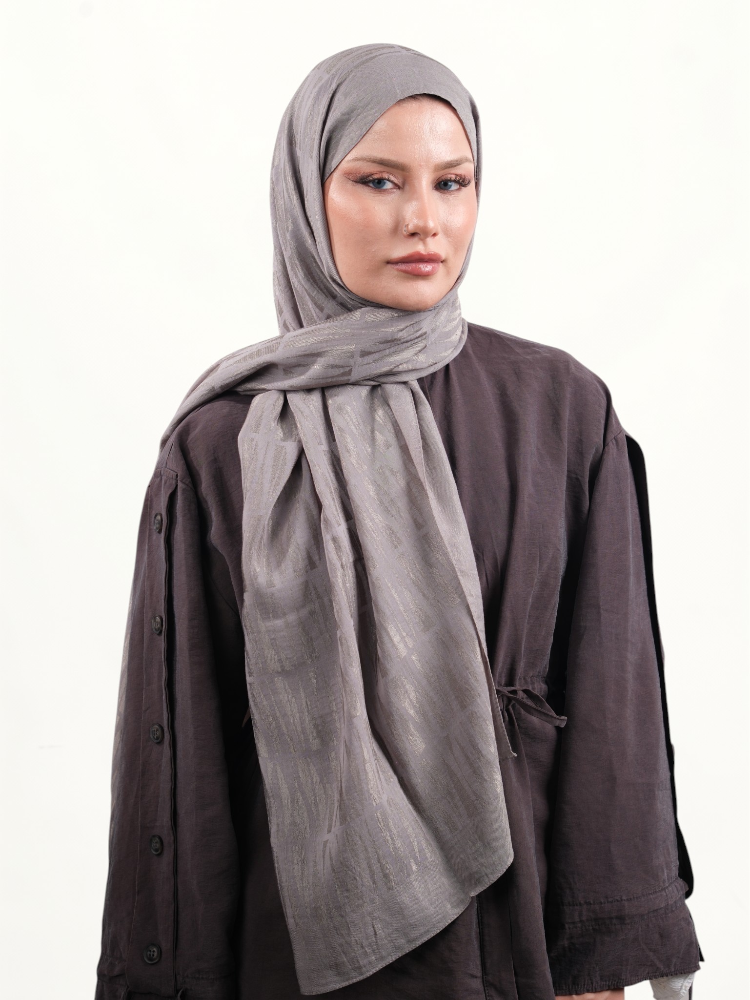 Armine Lyocell Şal Vizon-01 - Görsel 2