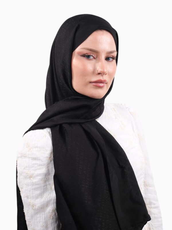Armine Visse Şal Siyah-01