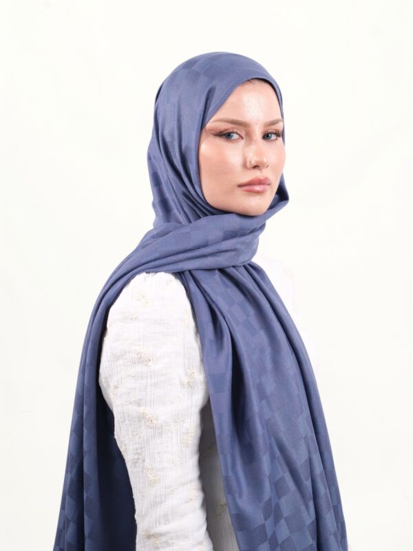 Armine Viskon Şal Soft Mavi-01